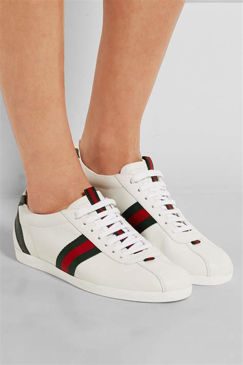 gucci white ladies sneakers|Gucci bedazzled sneakers.